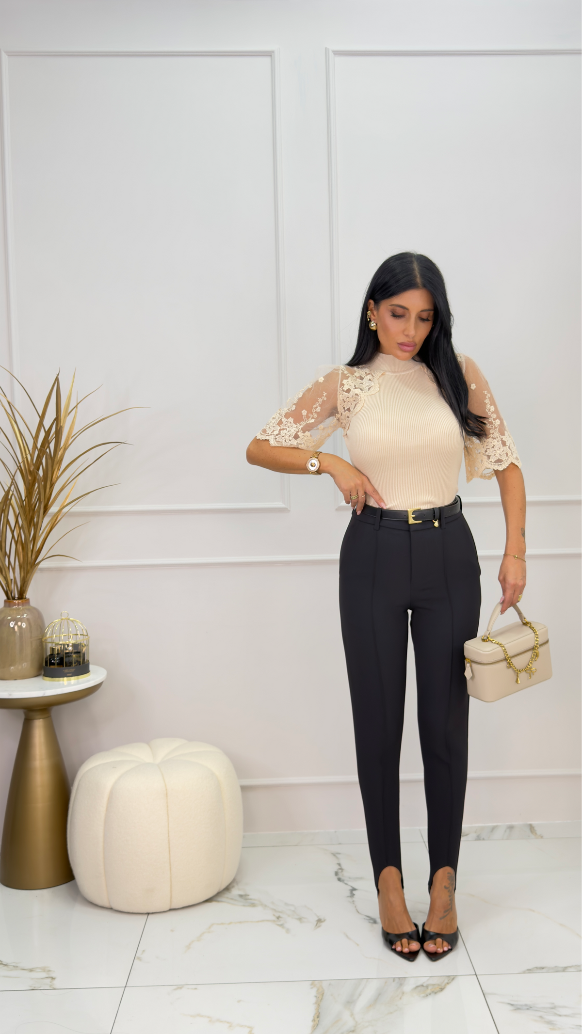 Pantaloni con ghette 6340