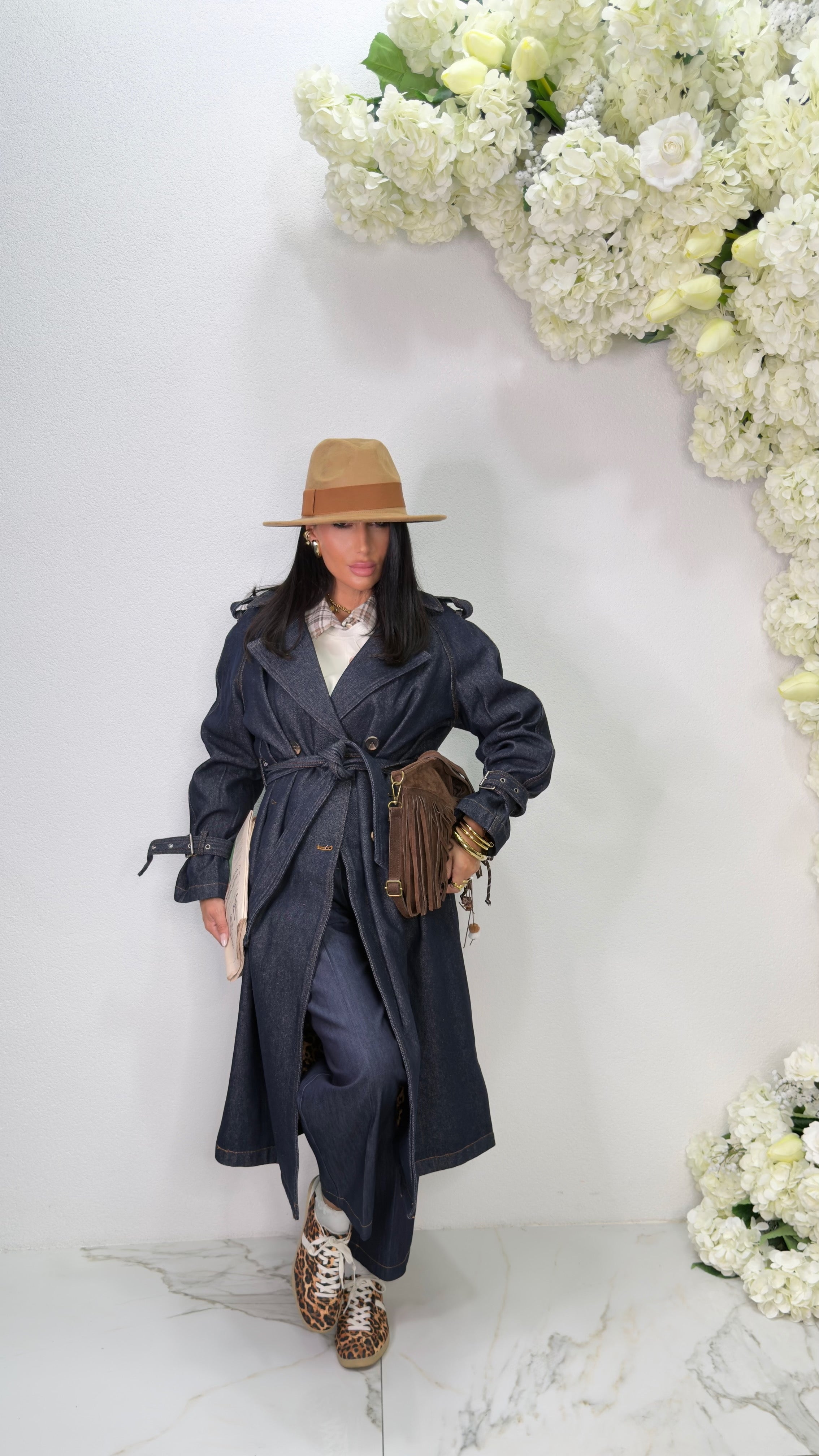 Trench fodera animalier 2279