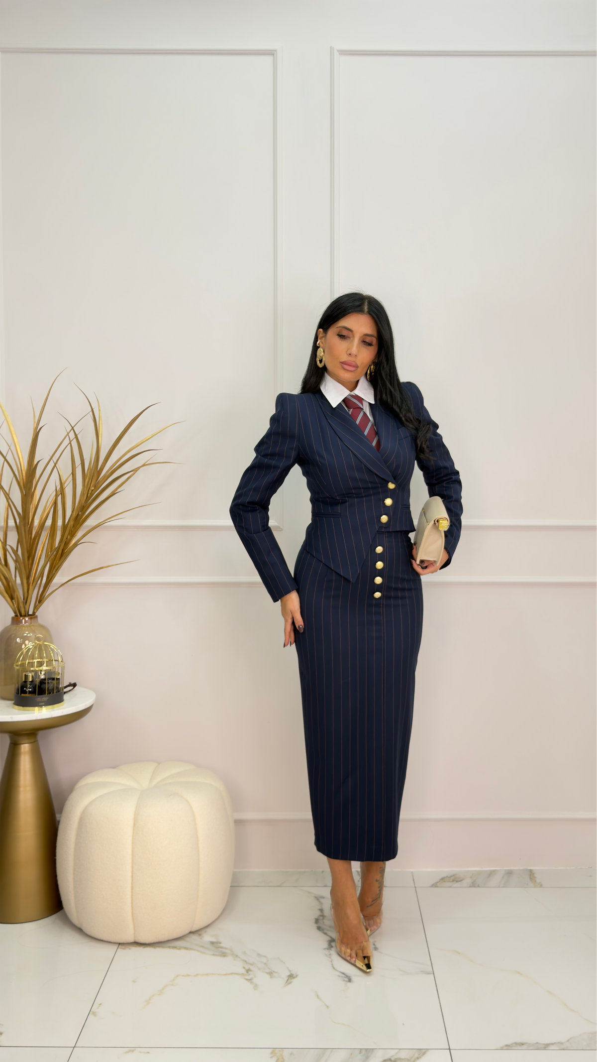 Tailleur Gessato Made in Italy 4714