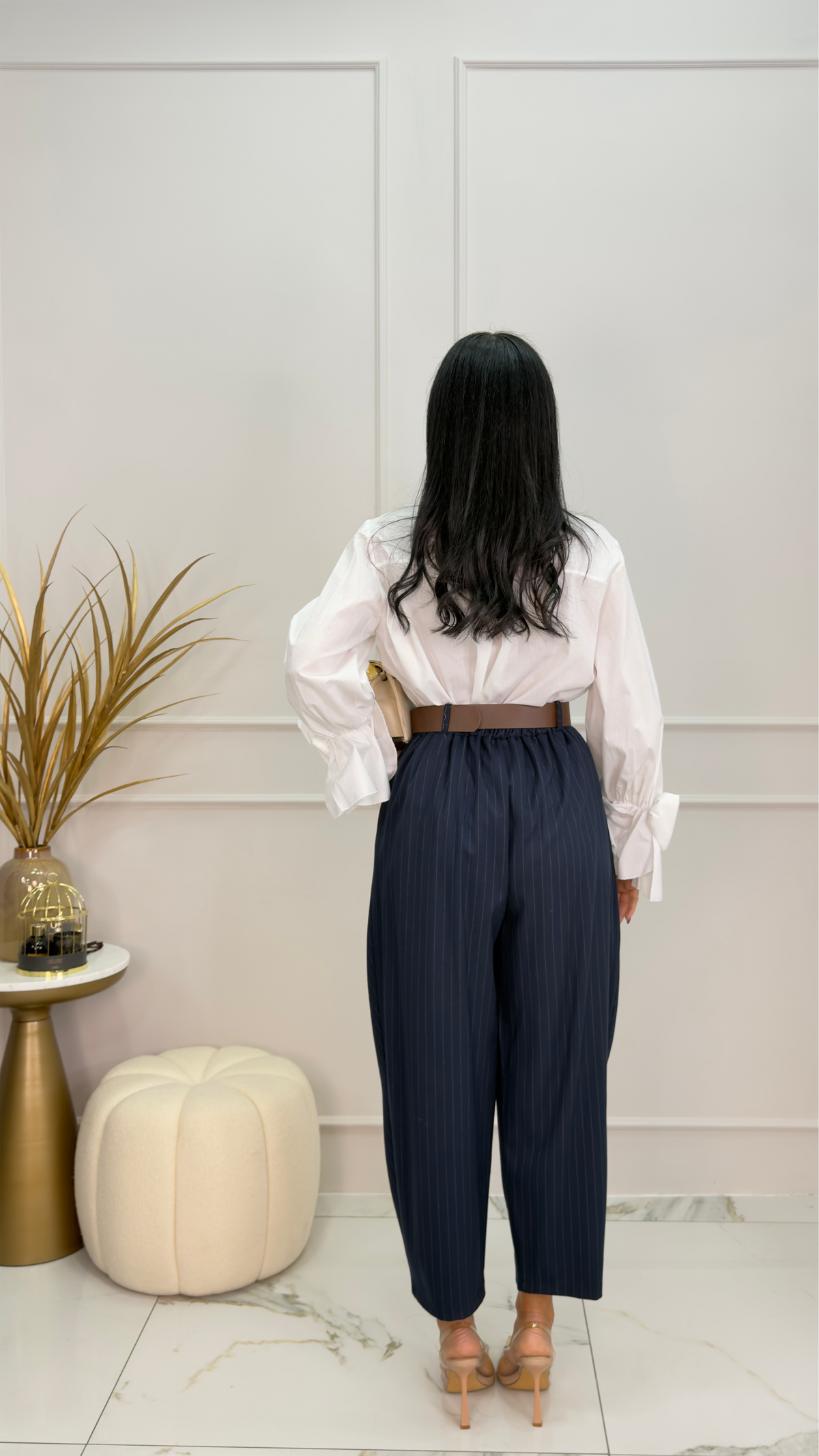 Pantalone gessato 5134