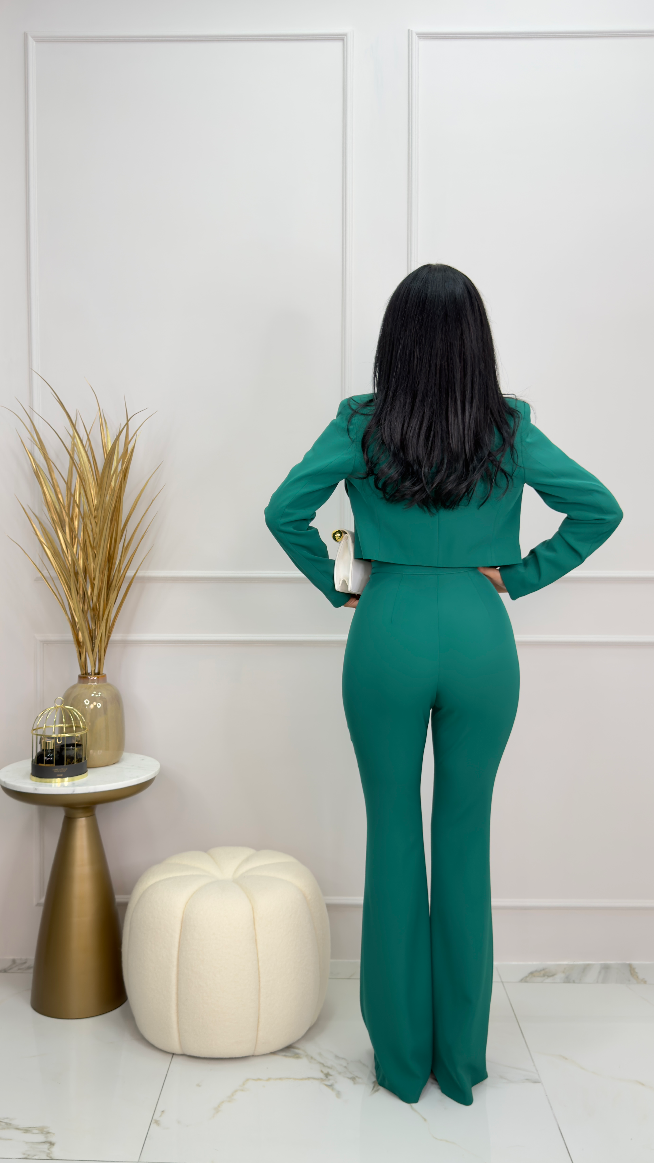 Tailleur Diana tessuto fluido  Made in Italy 0112