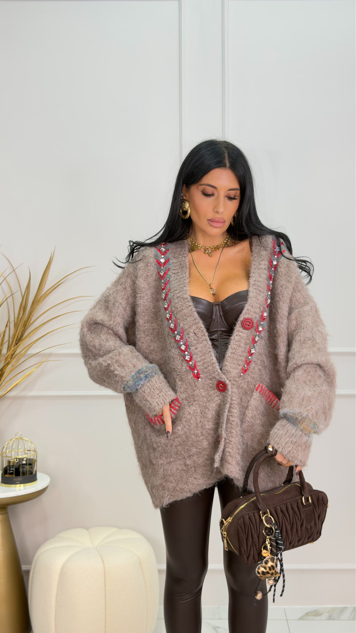 Pull cardigan 6665