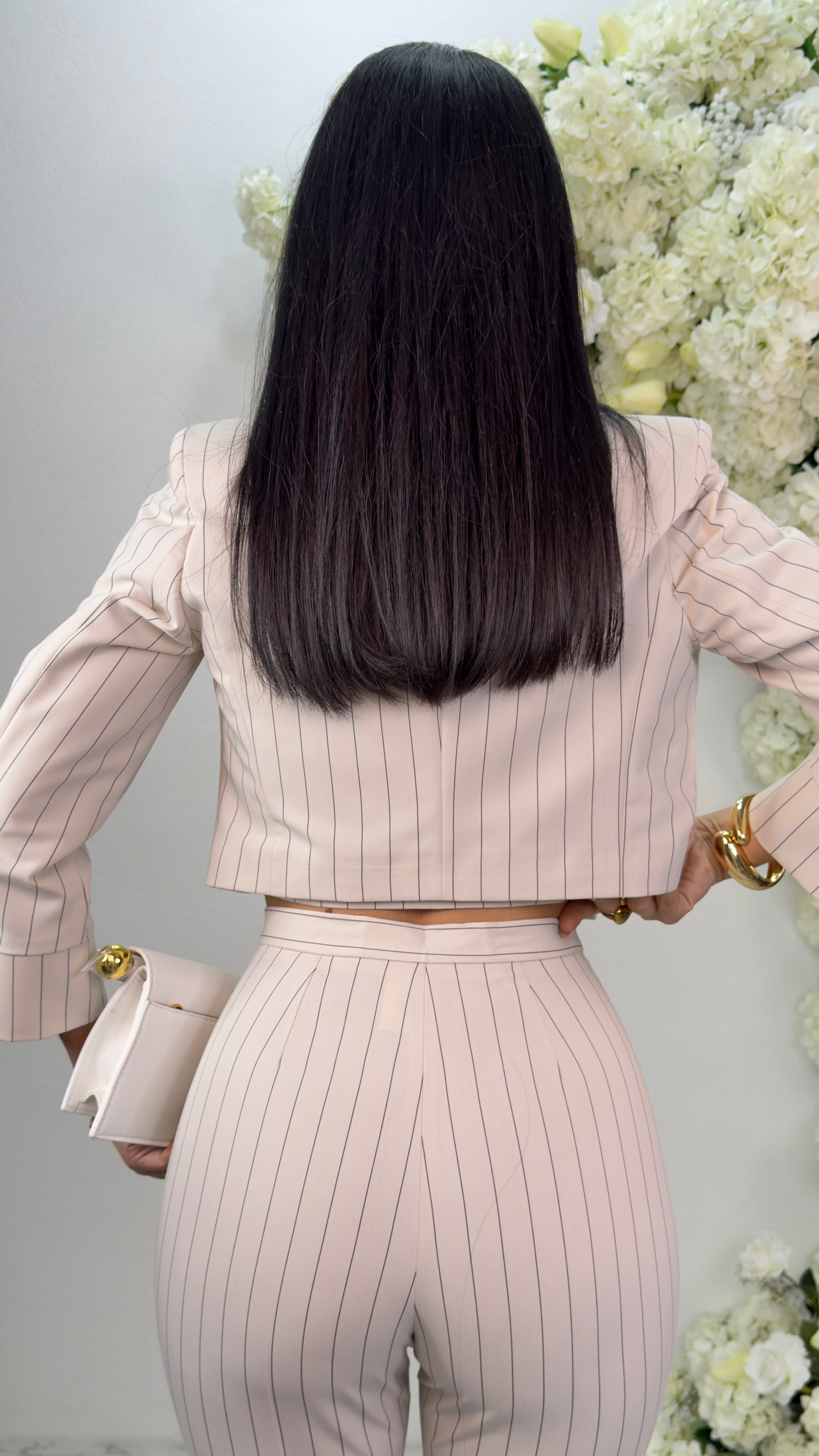 Tailleur Gessato Made in Italy(PREORDINE CONSEGNA A 10gg)