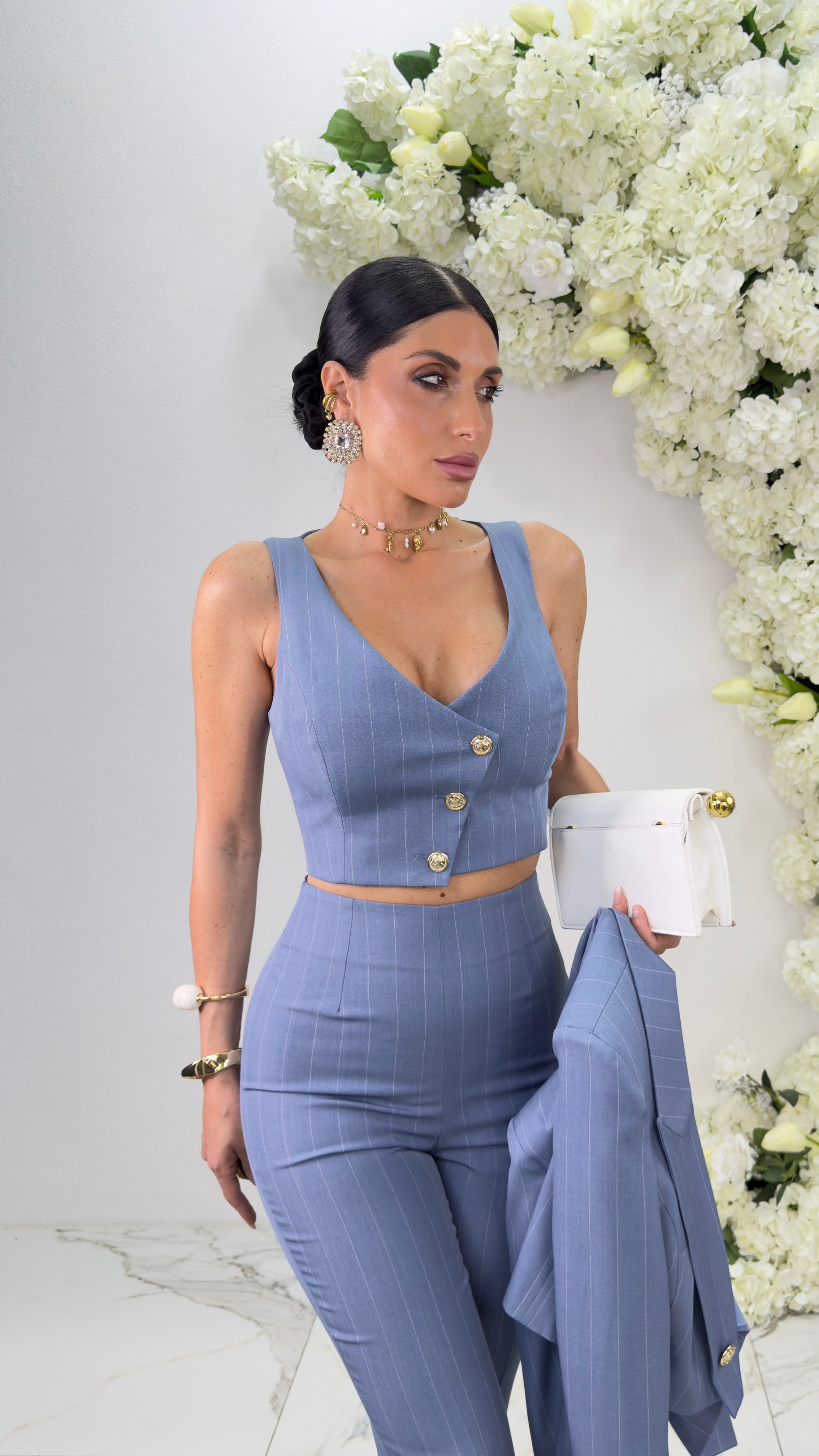 Tailleur Gessato Made in Italy 601