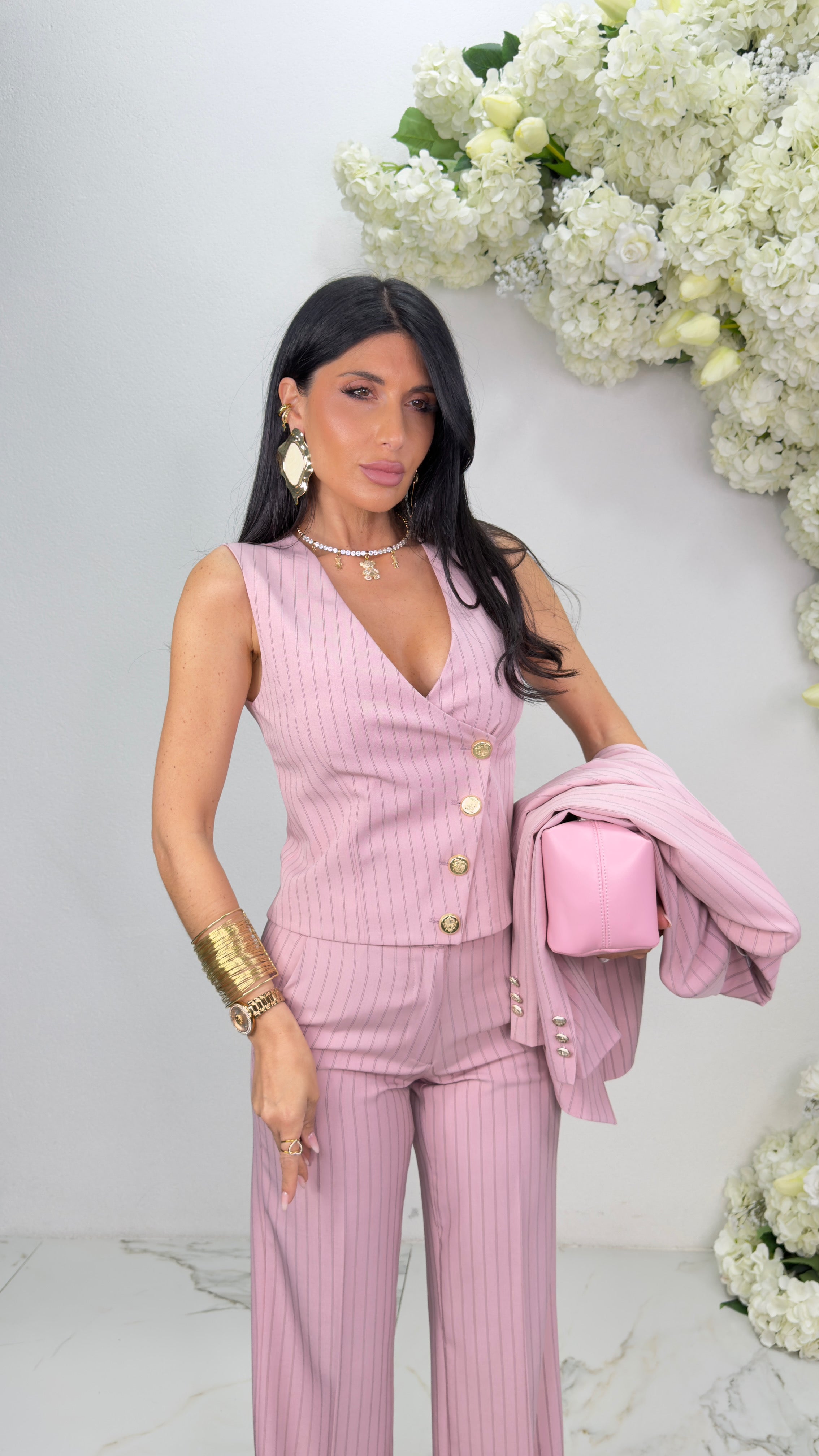 Tailleur Gessato Made in Italy 4605