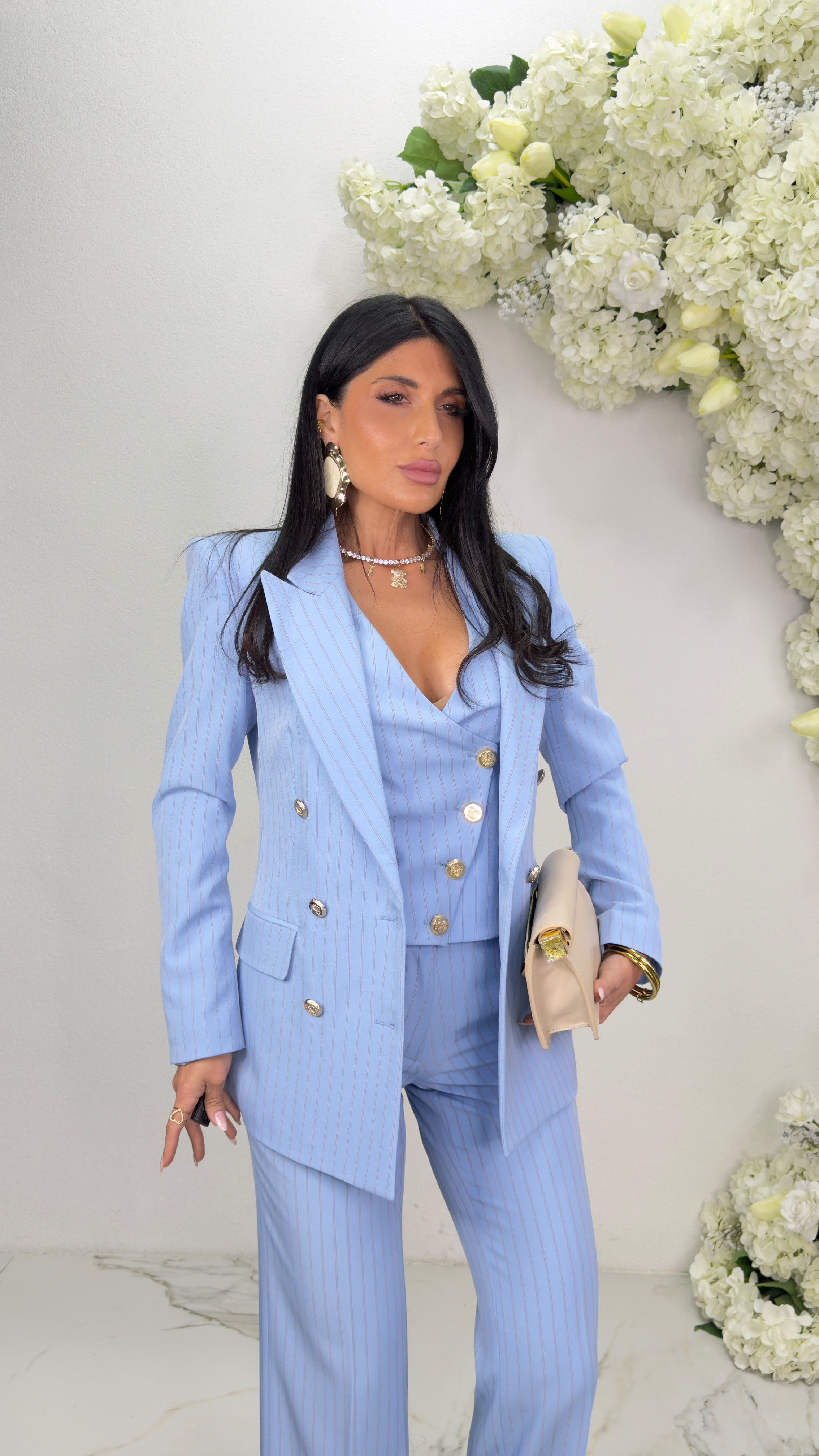 Tailleur Gessato Made in Italy 4605