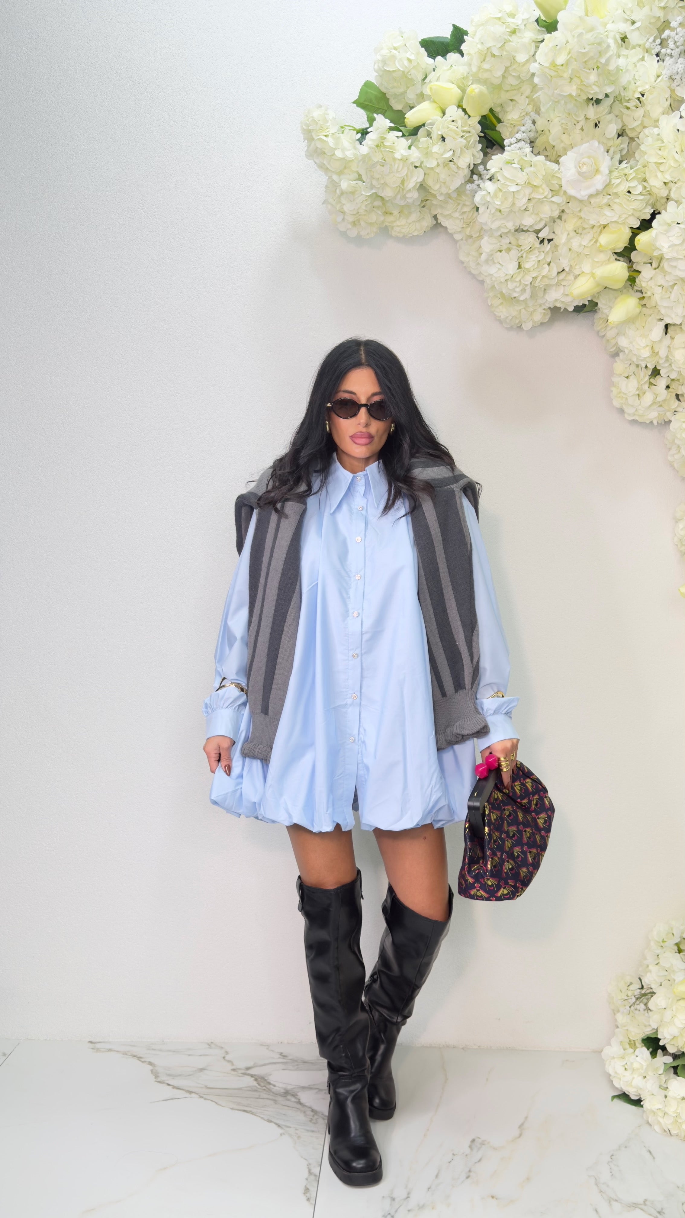 Maxi  dress Camicione 5081